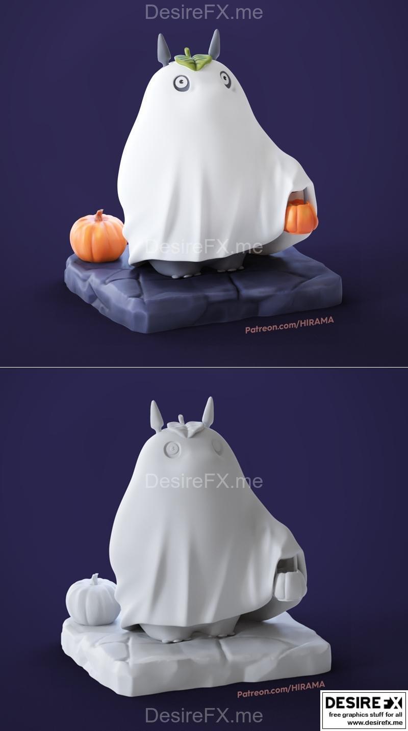 万圣节邻居小熊维尼 3D打印模型|Halloween my neighbor totoro – 3D Print Model STL