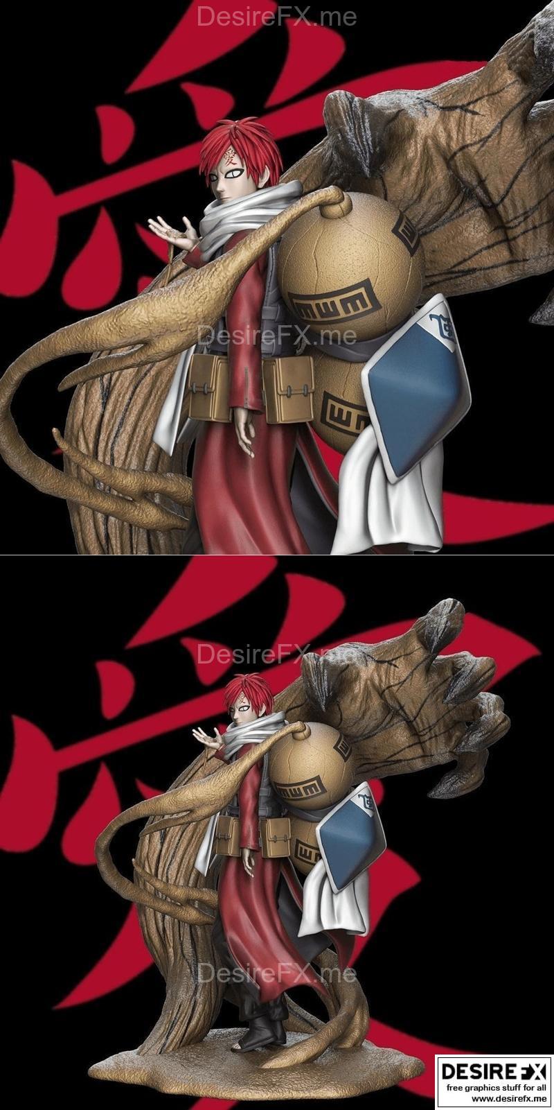 卡卡西·卡卡西 3D打印模型 STL|Gaara Kazekage – 3D Print Model STL