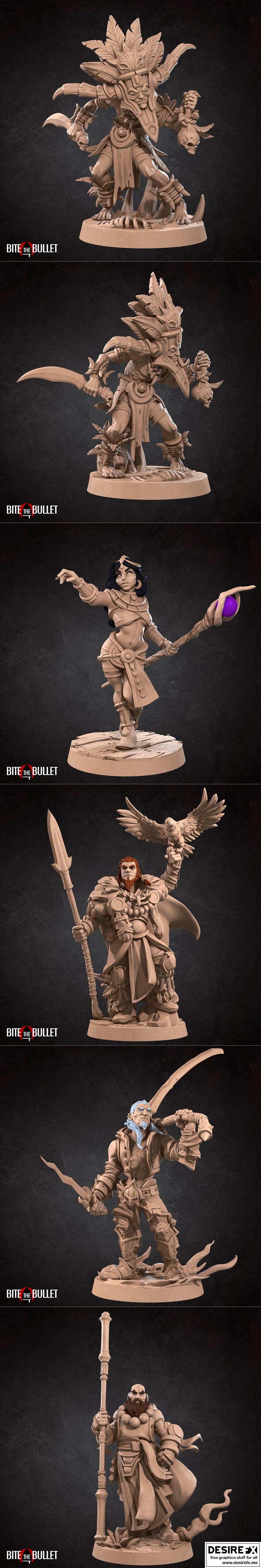 咬牙坚持——弹幕地狱英雄 3D打印模型|Bite The Bullet – Bullet Hell Heroes July 2023 – 3D Print Model STL