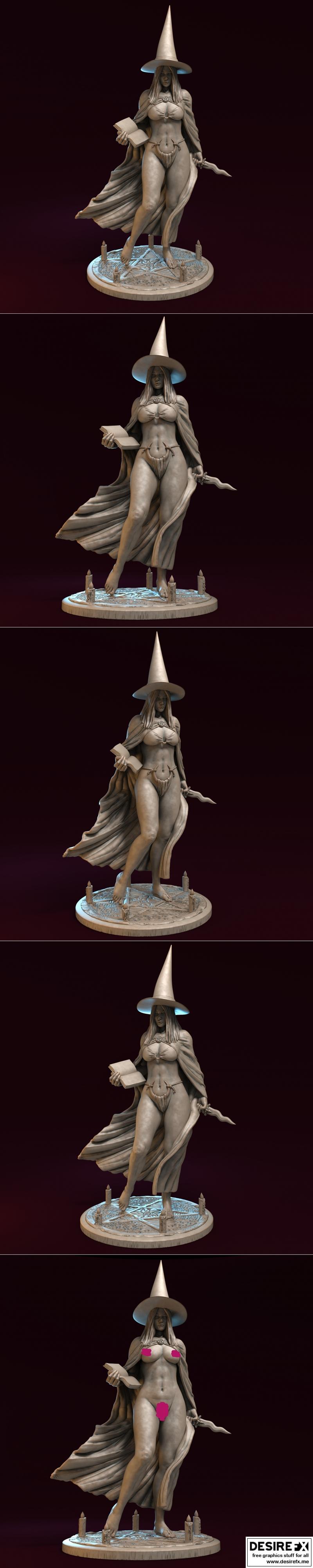 Valeesa魔女 3D打印模型|Valeesa the witch – 3D Print Model STL