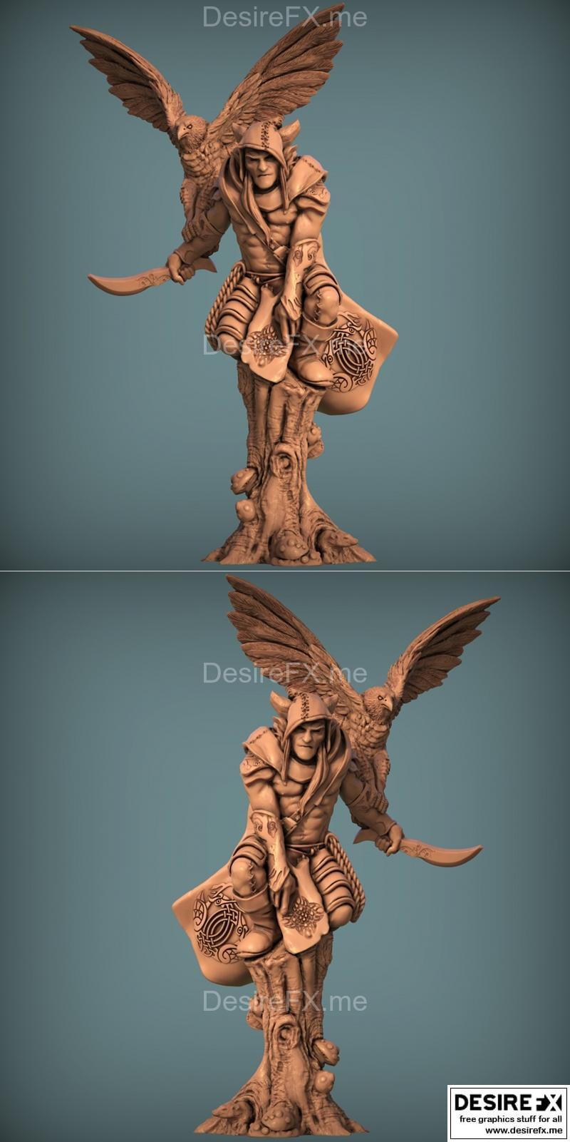 精灵游侠 - 3D打印模型|Elf Rogue – 3D Print Model STL