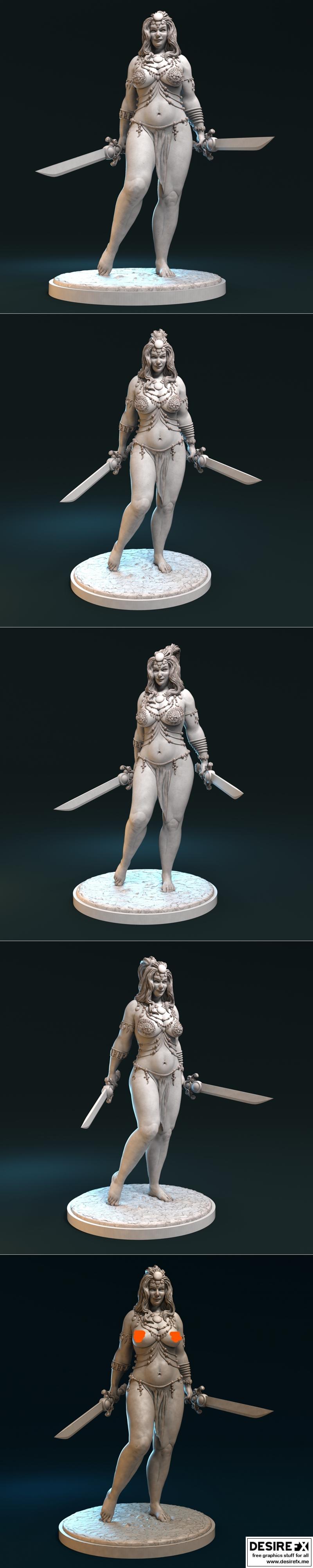 沙漠玫瑰 Zaida 3D打印模型|Zaida the desert rose – 3D Print Model STL