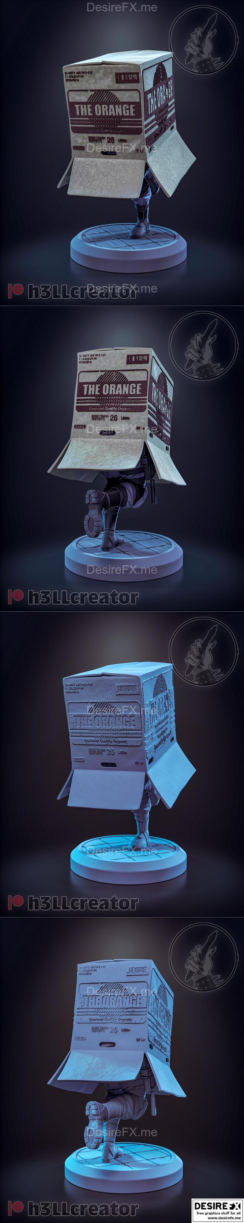 H3LL创作者——固体蛇3D打印模型|H3LL Creator – Solid Snake in a Box – 3D Print Model STL