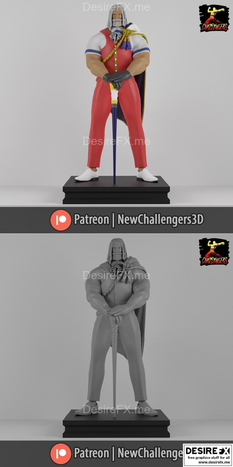 3D打印模型：赛博朋克2077 - 红色警戒角色模型|JP – 3D Print Model STL