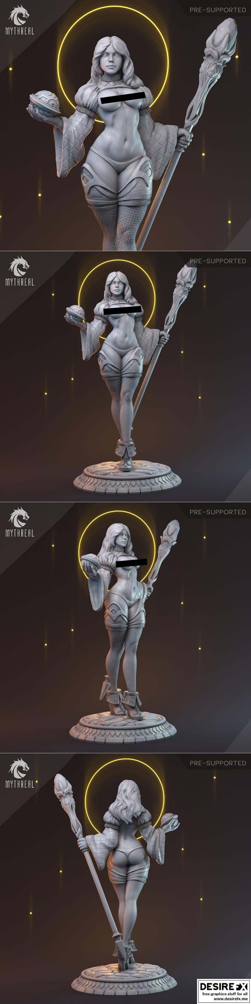 莫尔加娜 NSFW版 3D打印模型|Morgana NSFW Version – 3D Print Model STL