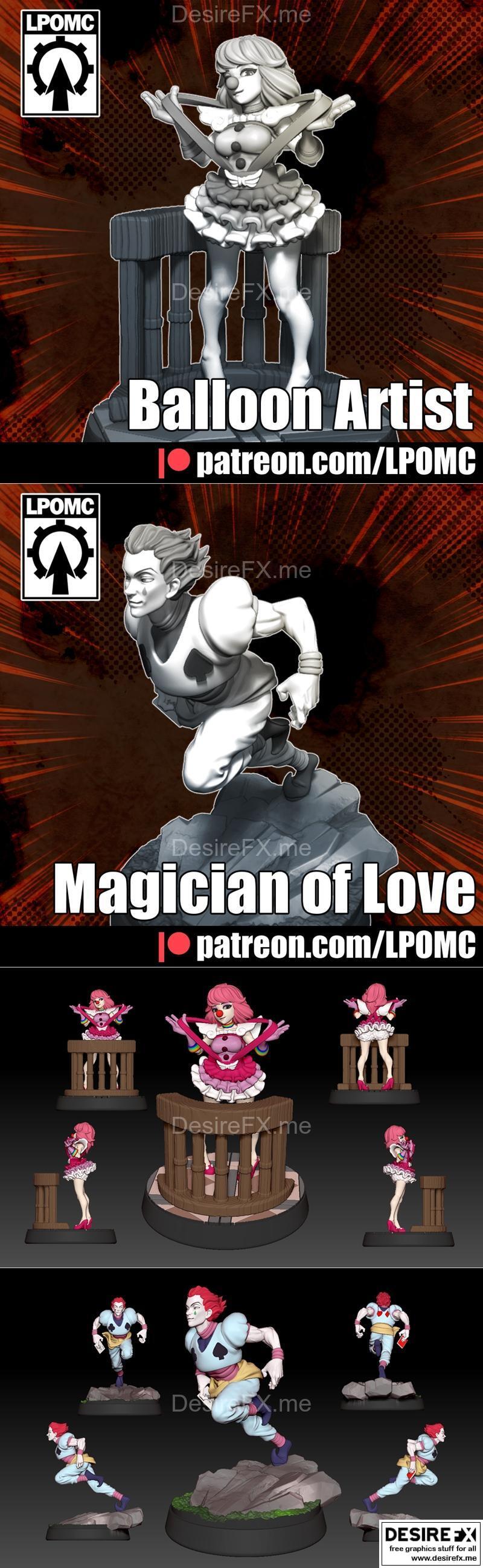 LPOMC迷你模型 2023年8月发布 3D打印STL文件|LPOMC Miniatures August 2023 – 3D Print Model STL