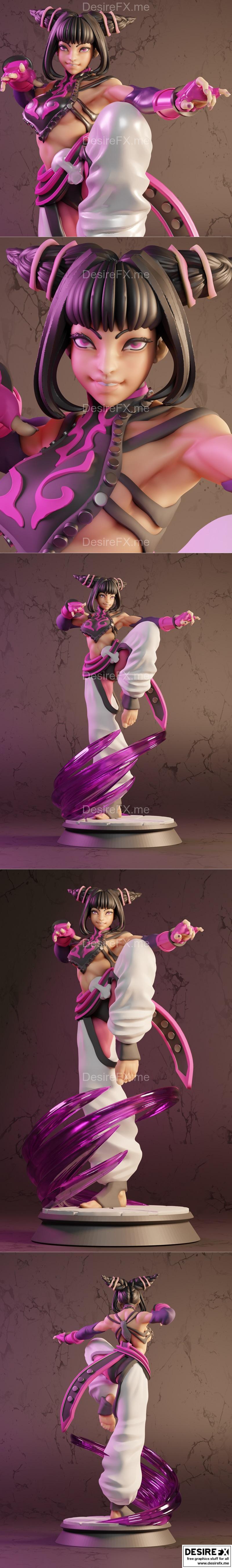 Juri Han 3D打印模型|Juri Han by Henry Fabian Varon Cortes – 3D Print Model STL
