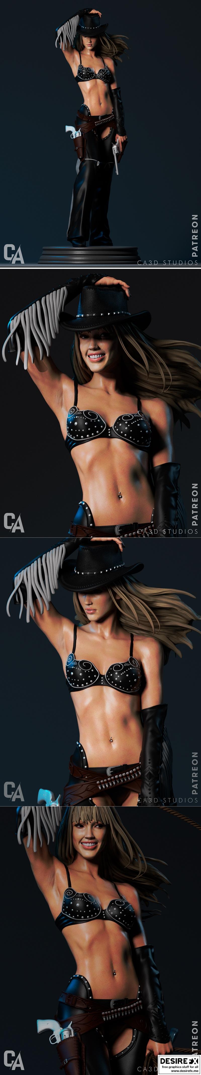 Ca 3D工作室 - 《纳西·凯兰》3D打印模型 STL|Ca 3d Studios – Nancy Callahan – 3D Print Model STL