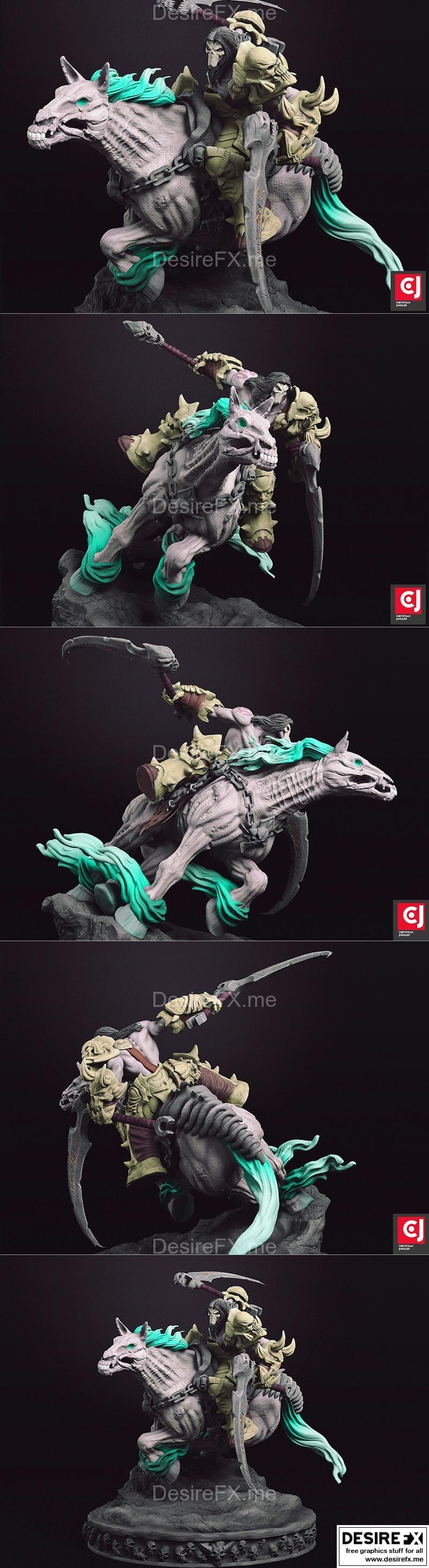 死亡暗影者 3D打印模型|Death darksiders by Chrystian Jungles – 3D Print Model STL