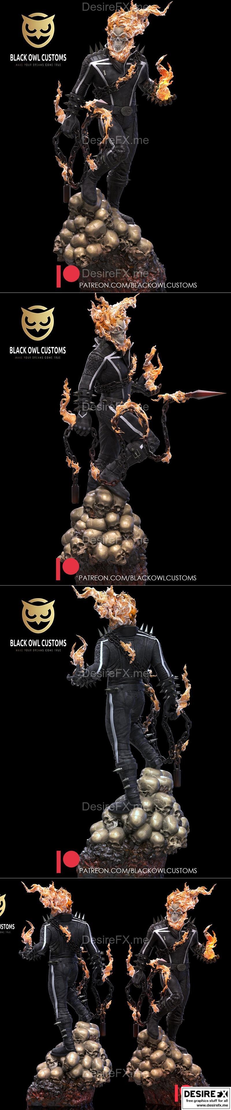 黑 owl 工作室 - SOLO HOLLOW - 3D打印模型|Black Owl Customs – SOLO HOLLOW – 3D Print Model STL