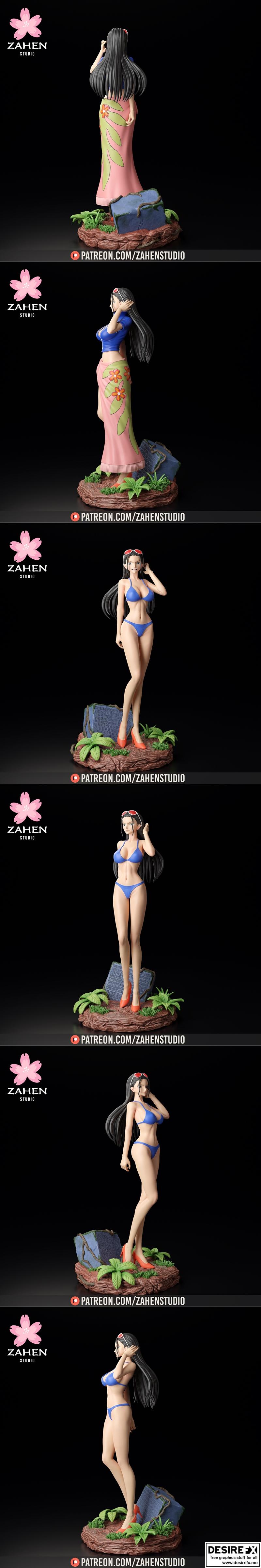 Zahen Studio - 《海贼王》尼可·罗宾 3D打印模型|Zahen Studio – Nico Robin – 3D Print Model STL