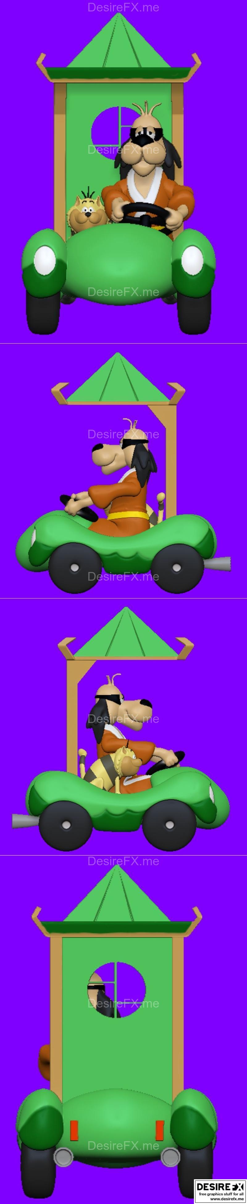 香港奇侠3D打印模型|Hong Kong Phooey – 3D Print Model STL