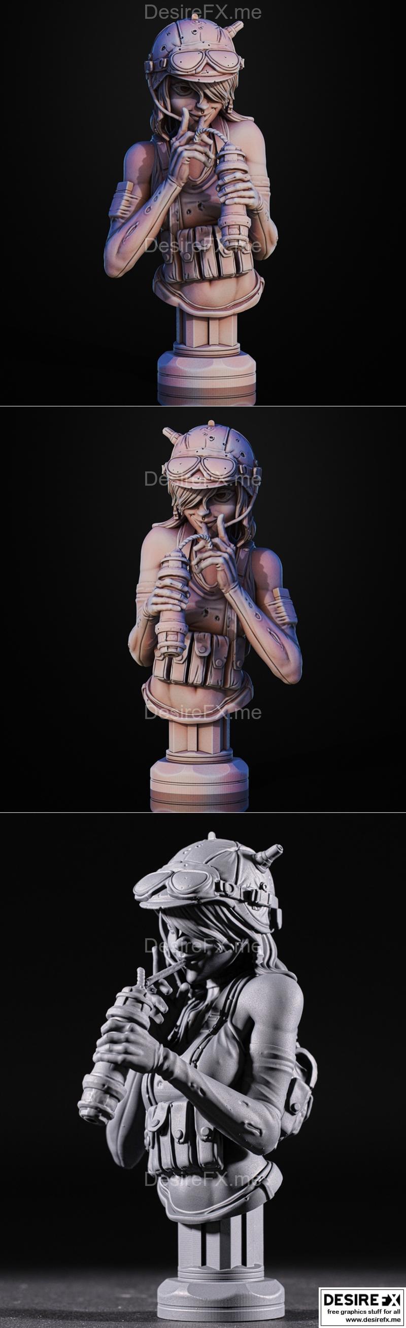 Nitro - 3D打印模型 - 动漫游戏角色模型|Nitro – 3D Print Model STL