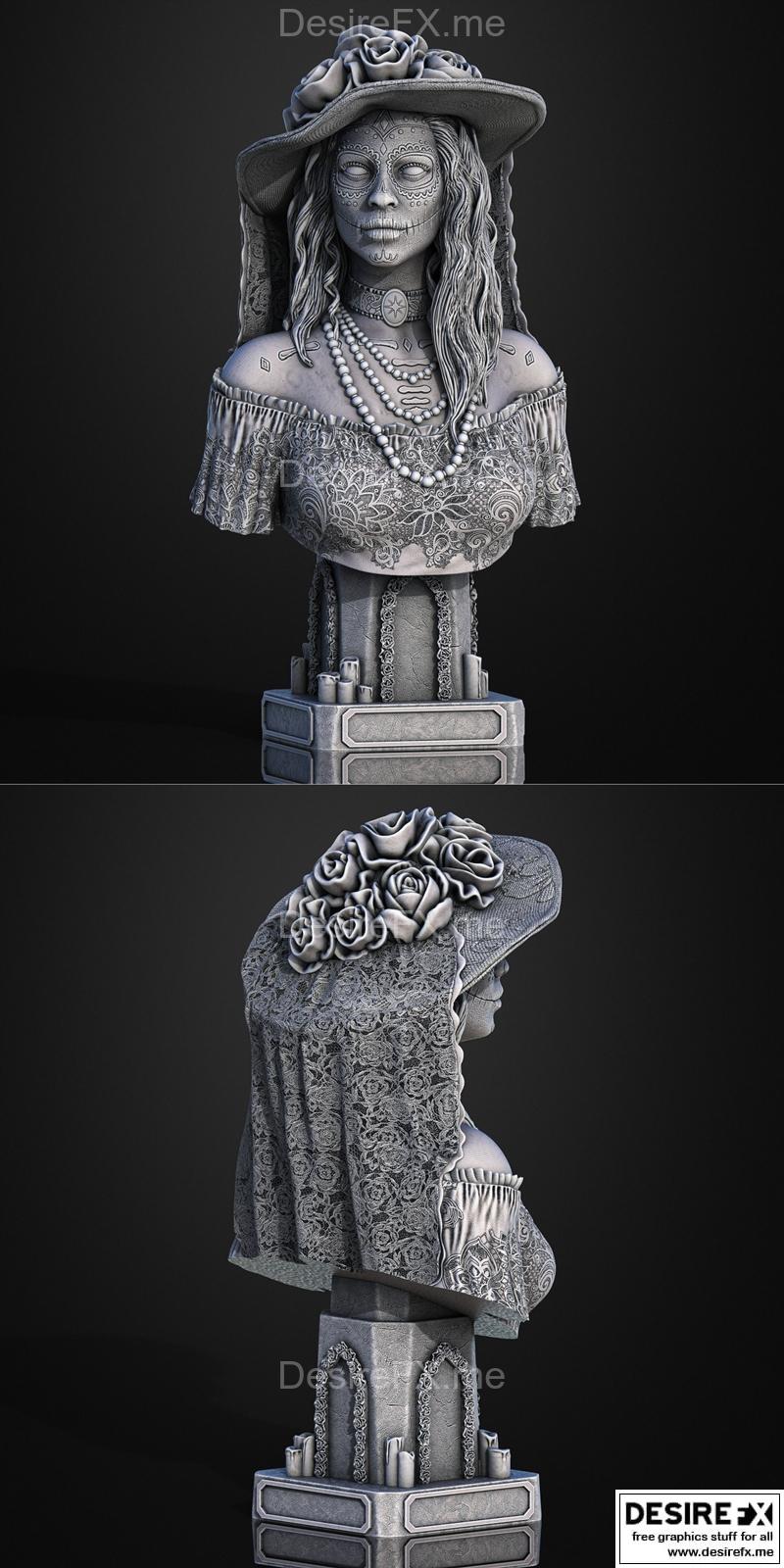 La Catrina 3D打印模型|La Catrina – 3D Print Model STL