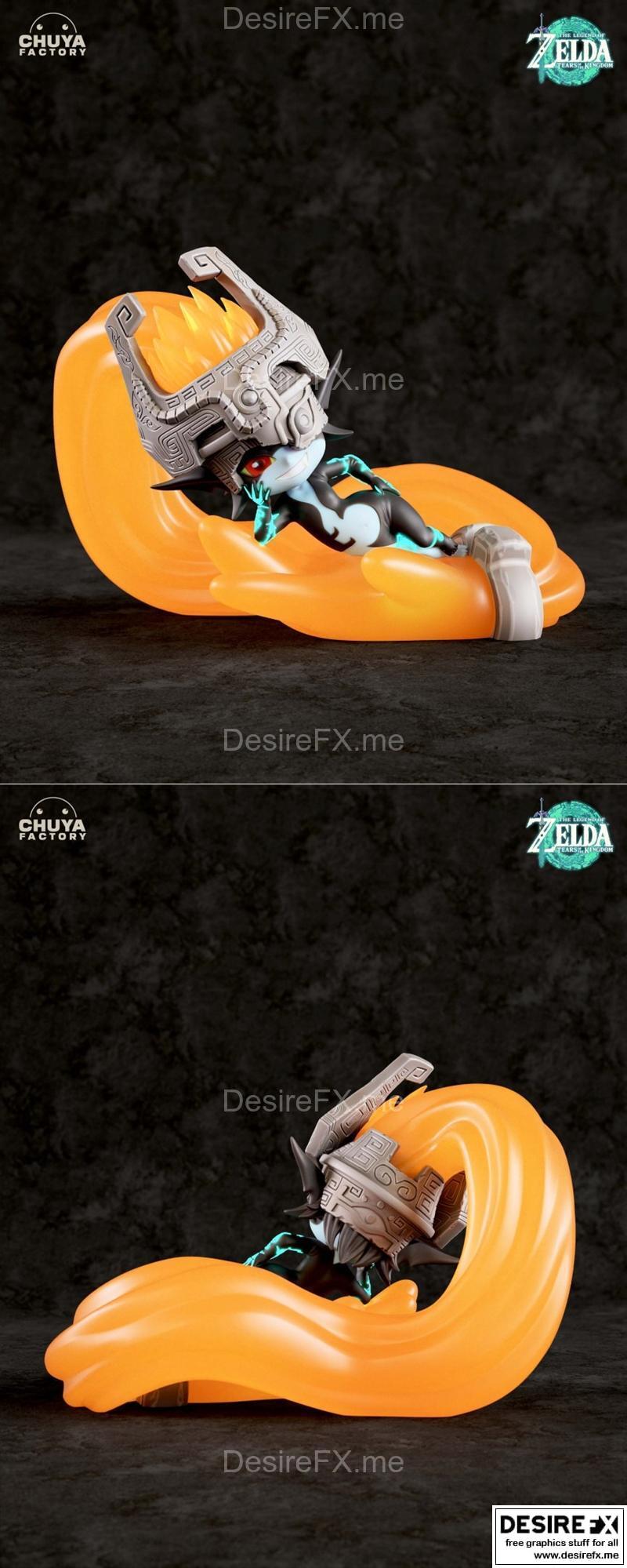 Chuya工厂 - 中娜 - 3D打印模型|Chuya Factory – Midna – 3D Print Model STL