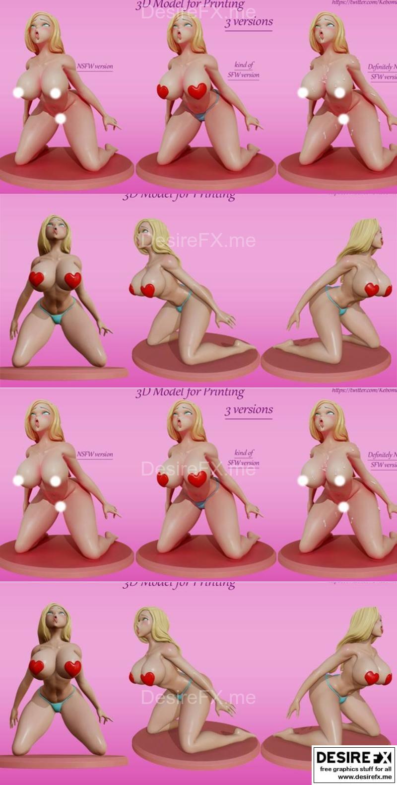 Aheago – 3D打印模型：动漫角色立体造型|Aheago – 3D Print Model STL