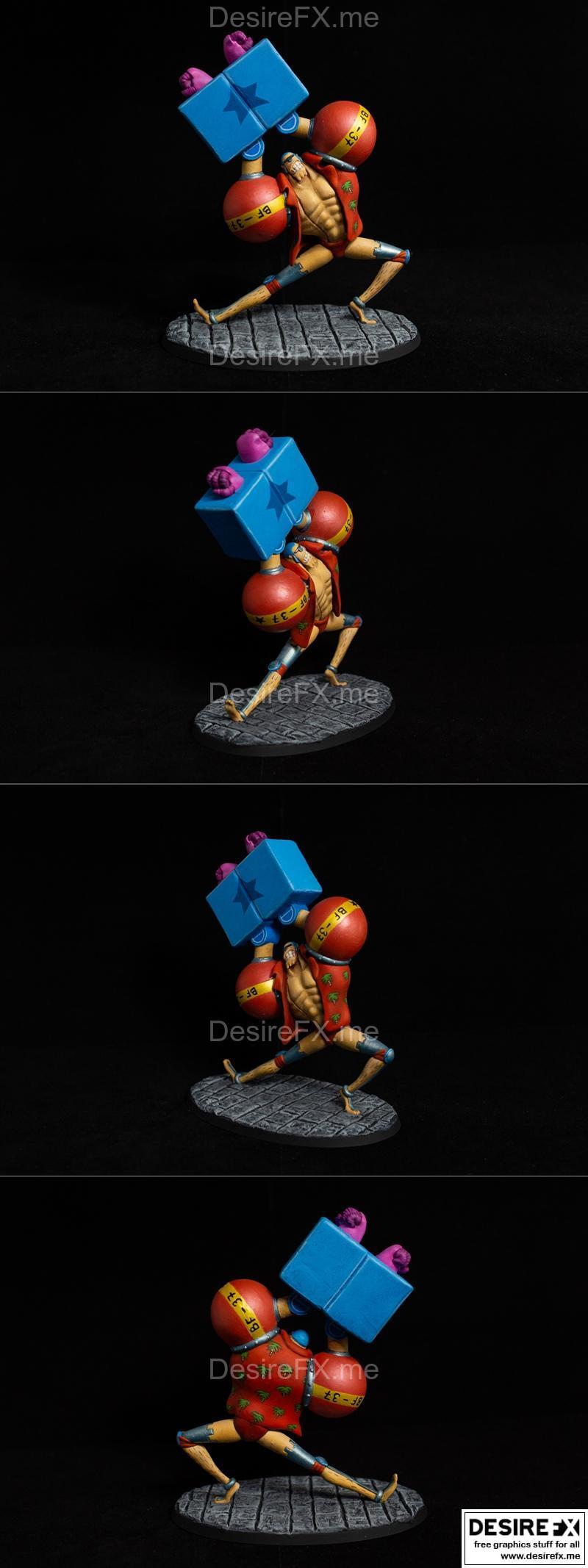 《海贼王弗兰奇3D打印模型》|Franky from One Piece – 3D Print Model STL