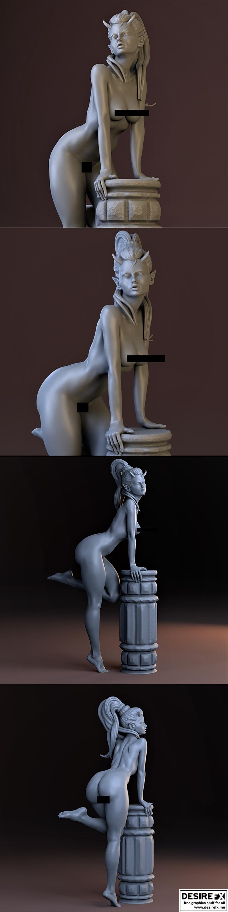亚-span洛希亚 3D打印模型 苏布库斯|Succubus By Aspan Lohia – 3D Print Model STL