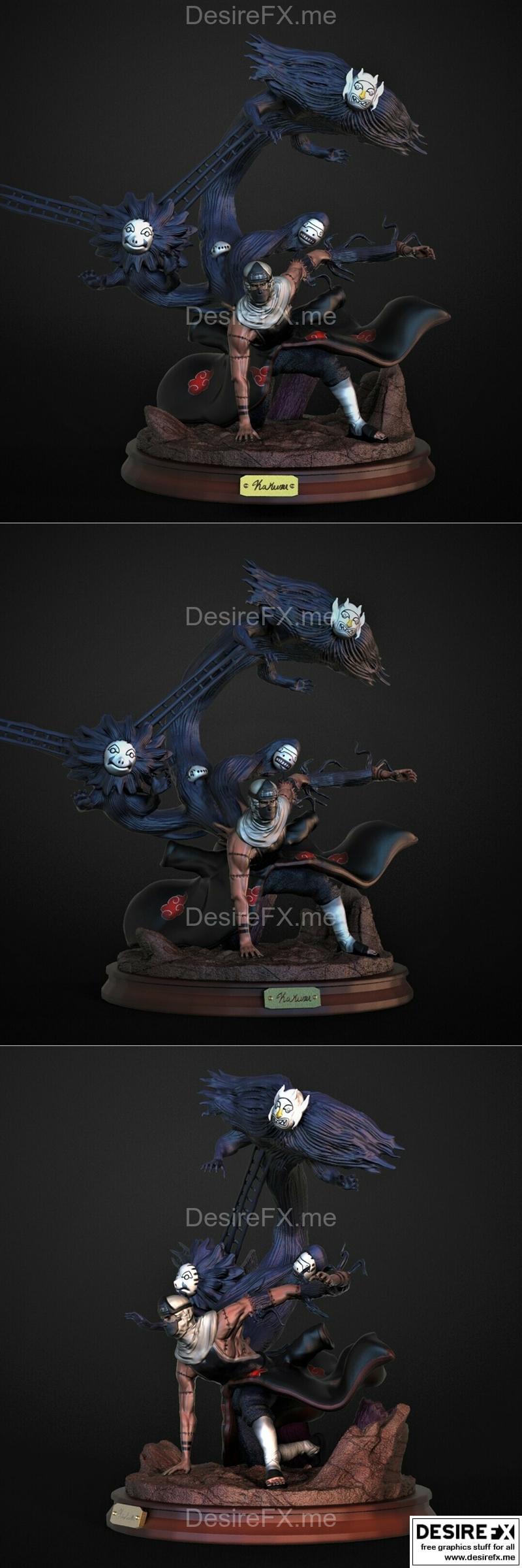 Kakuzu 3D打印模型|Kakuzu – 3D Print Model STL