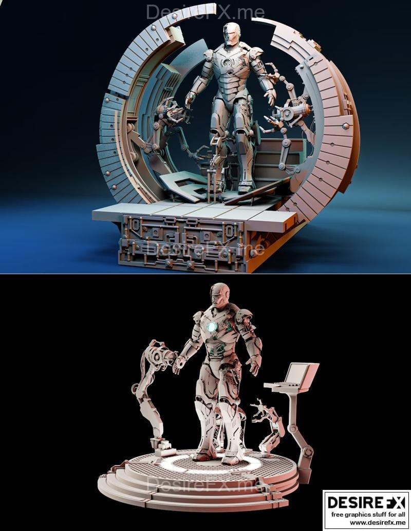 钢铁侠爆炸装甲 3D打印模型|Iron Man Exploding Armor – 3D Print Model STL