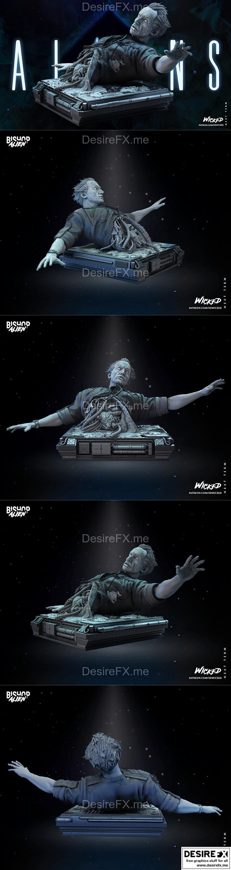 WICKED Bishop雕像 3D打印模型|WICKED – Bishop Statue – 3D Print Model STL