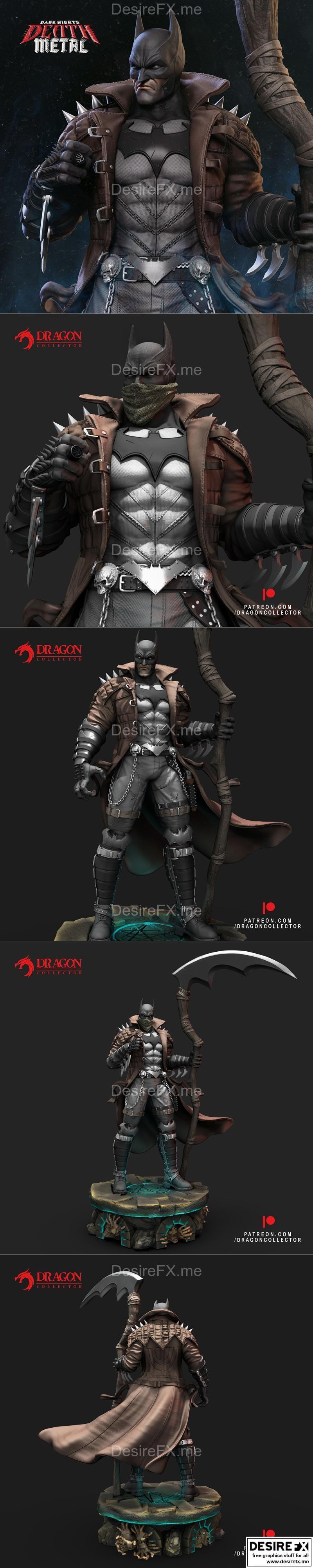 蝙蝠侠 3D打印模型|Batman – Lord of Death – 3D Print Model STL