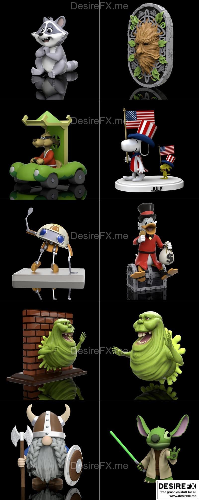 Rowmba 2023夏日系列 3D打印模型套装|Rowmba july 2023 – 3D Print Model STL