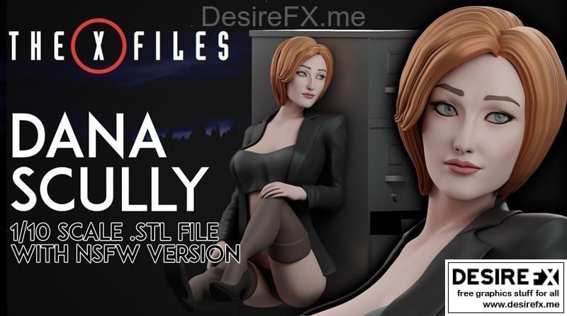 达娜·斯库利 3D打印模型 STL|Dana Scully – 3D Print Model STL