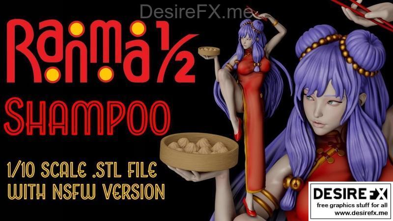 洗发水 - 阮玛 - 3D打印模型|Shampoo – Ranma – 3D Print Model STL