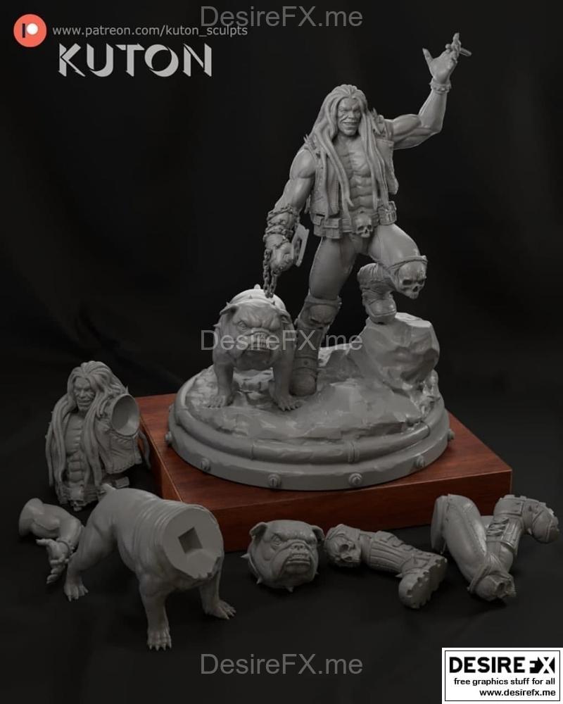 Kuton 3D打印模型：Lobo角色模型|Kuton – Lobo – 3D Print Model STL