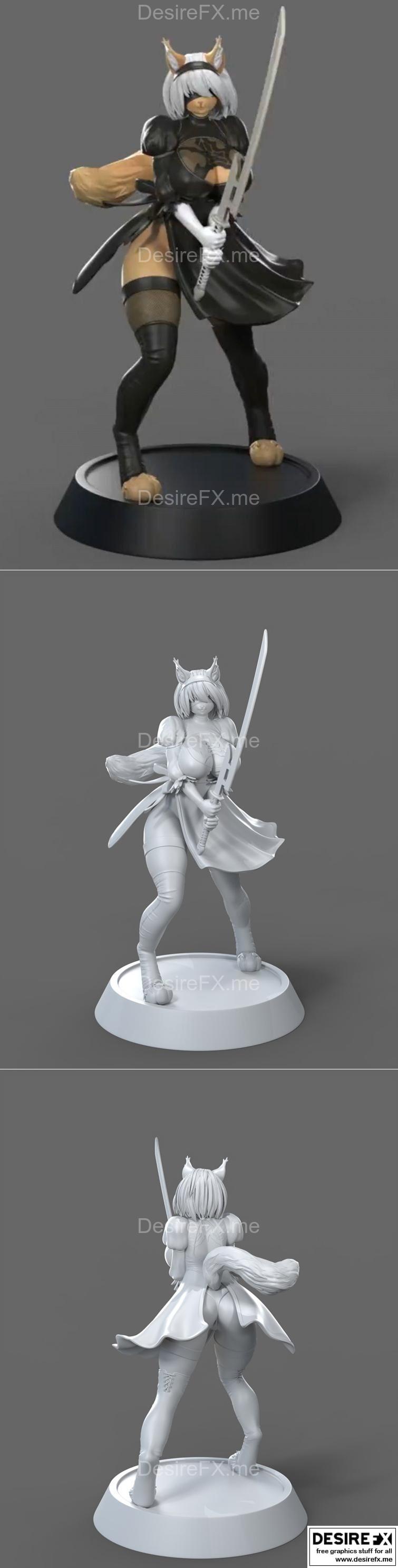 2B Furry – 3D Print Model STL