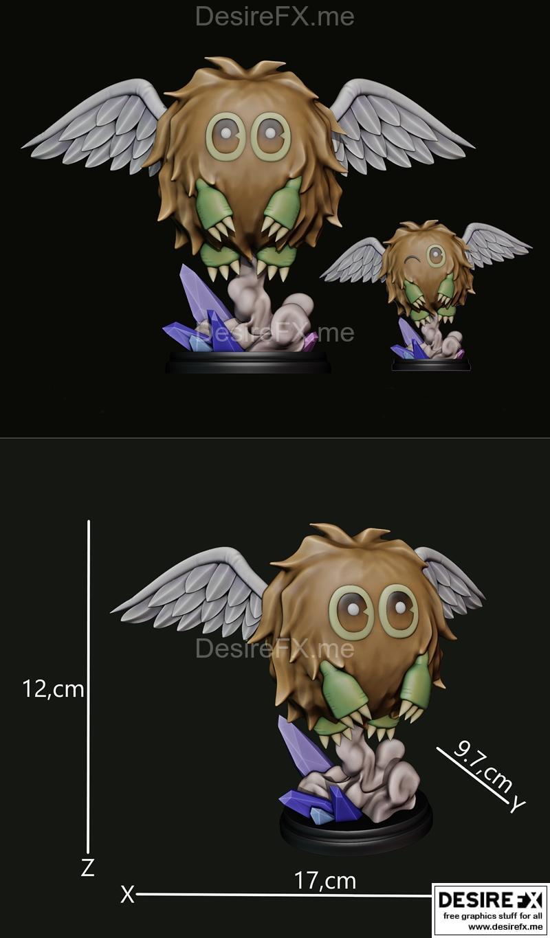 翼神kuriboh 3D打印模型|Winged kuriboh figure – yugioh – 3D Print Model STL