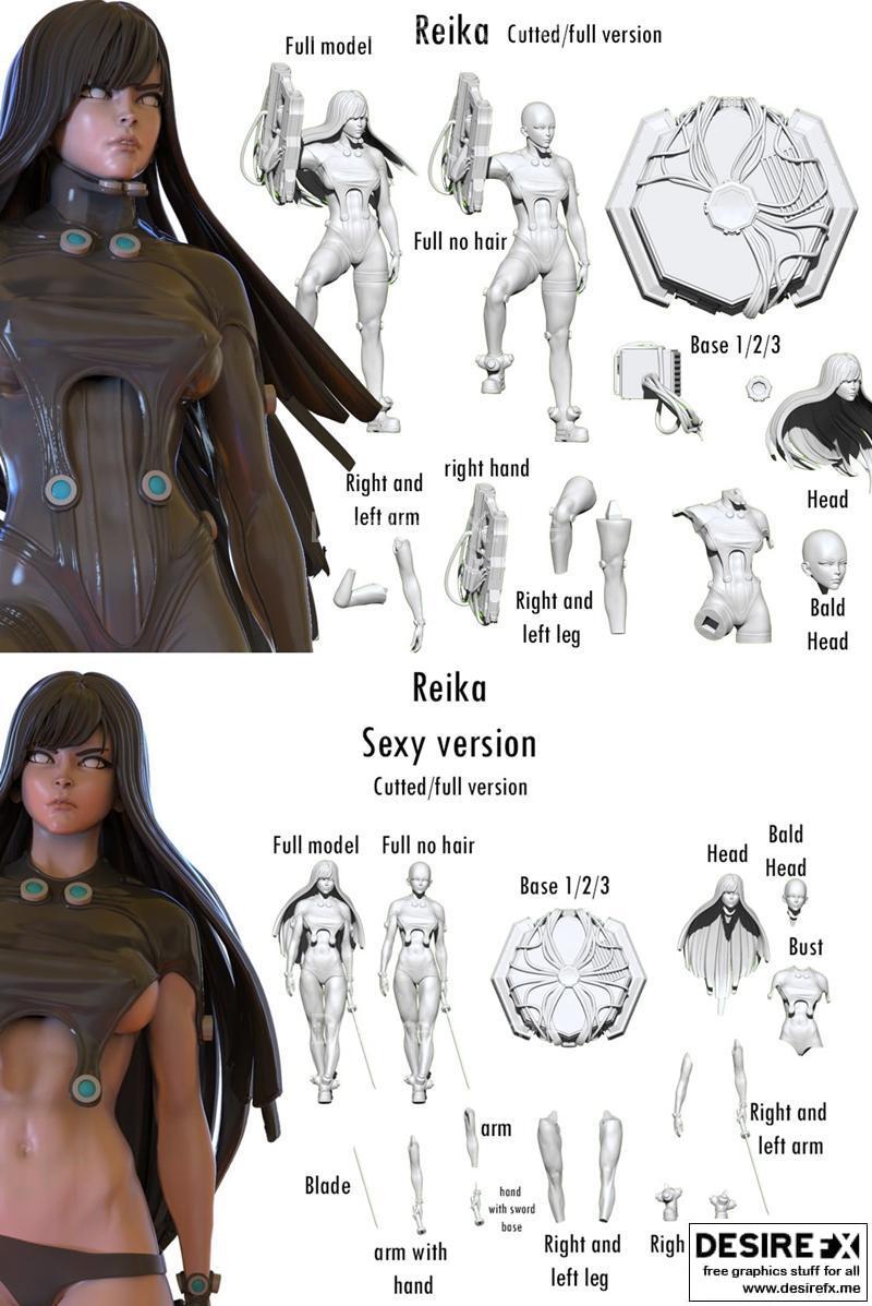 Reika 3D打印模型|Reika – 3D Print Model STL