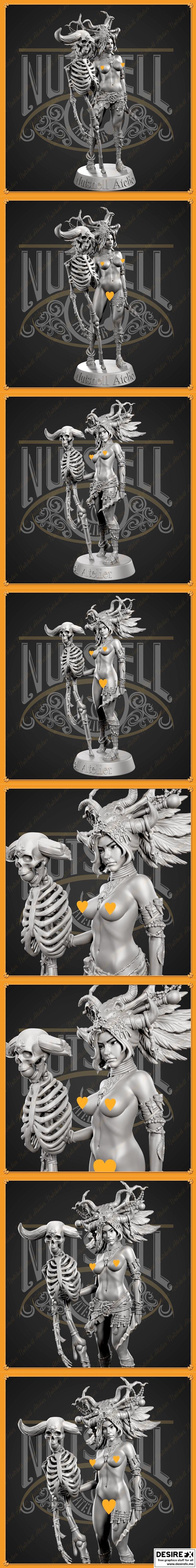 Nutshell工坊 - 奇术医师 - 3D打印模型|Nutshell atelier – Witch Doctor – 3D Print Model STL