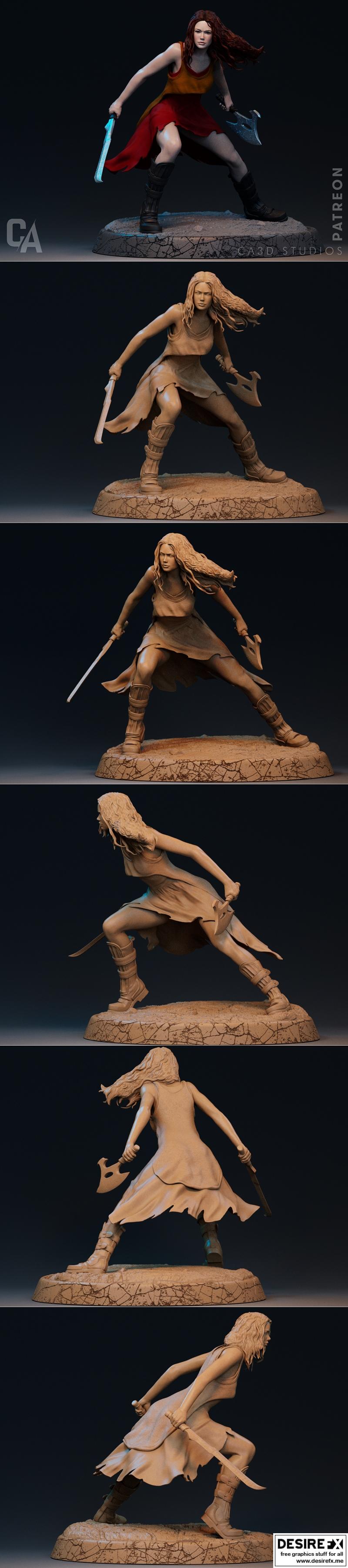 Ca 3d Studios – 《河塔》3D打印模型|Ca 3d Studios – River Tam – 3D Print Model STL