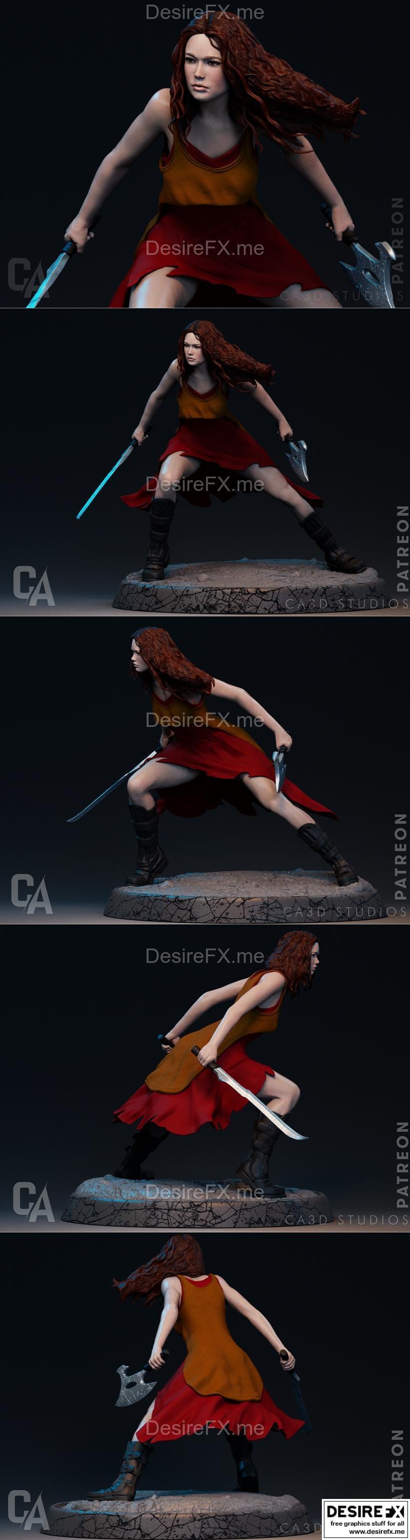 Ca 3d Studios – 《河塔》3D打印模型|Ca 3d Studios – River Tam – 3D Print Model STL