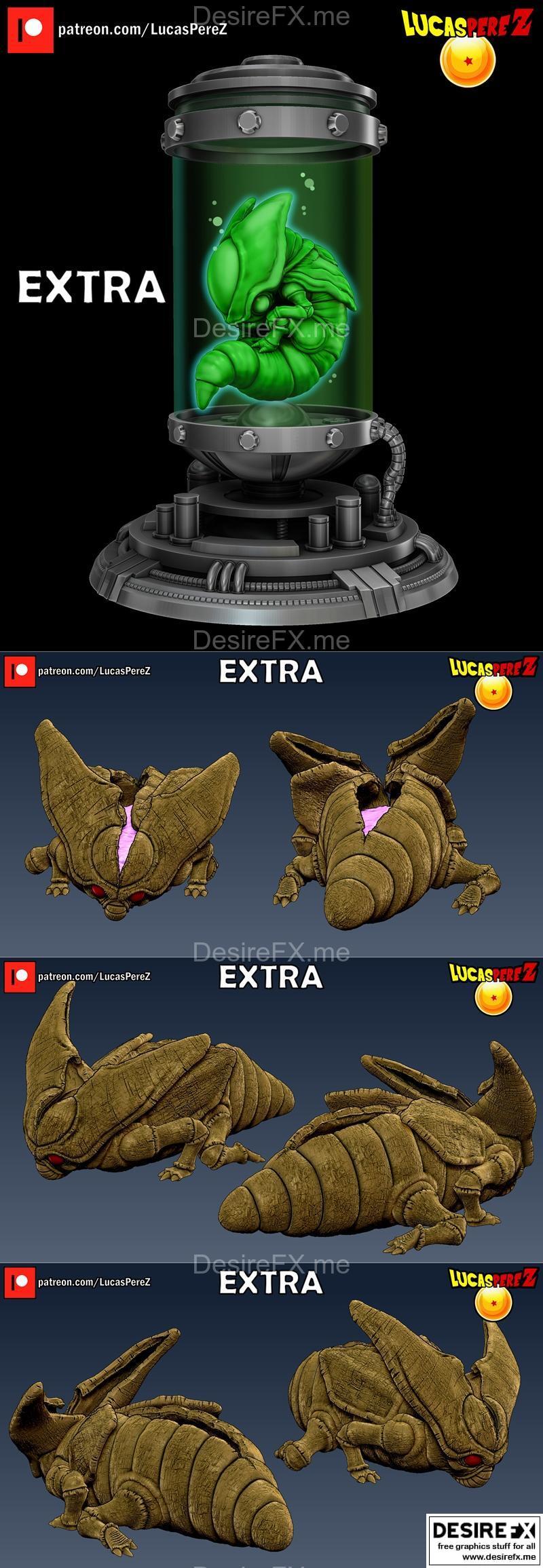 细胞幼体 - 3D打印模型 STL|Cell Larva – 3D Print Model STL