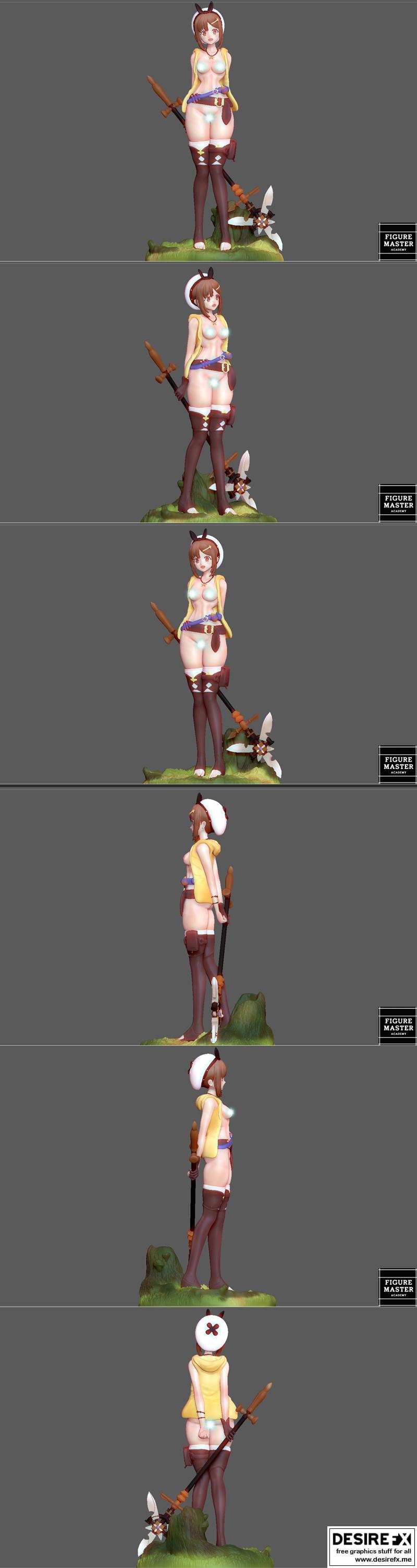 Figuremaster - 里萨 3D打印模型|Figuremaster – Ryza NSFW – 3D Print Model STL