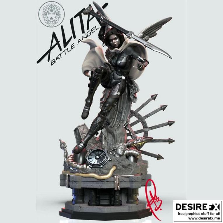 阿拉德：战斗天使 3D打印模型|Alita – Battle Angel – 3D Model Print