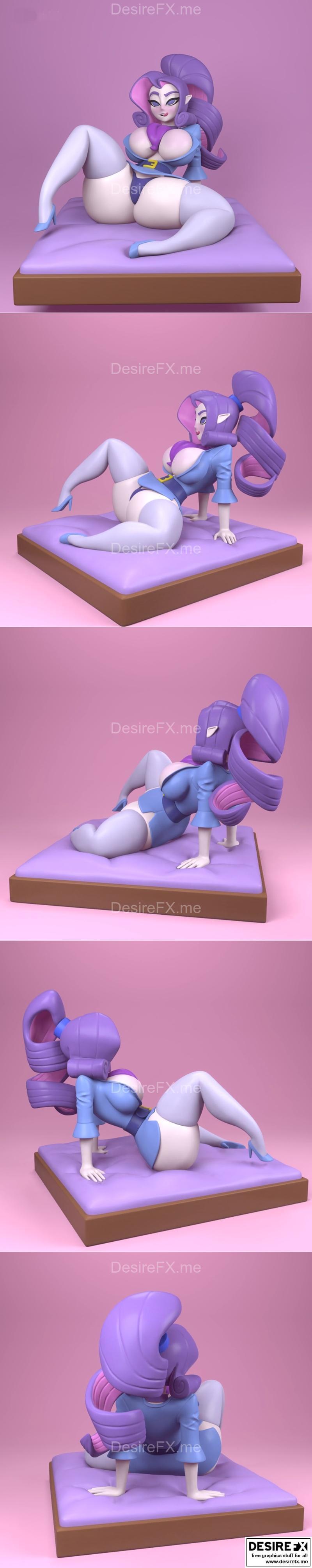 小马宝莉 3D打印模型|Rarity My Little Pony – 3D Print Model STL