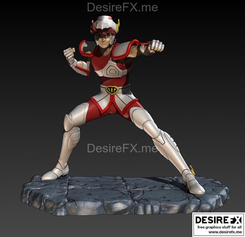 圣斗士星矢 - 飞马座塞亚 - 3D打印模型|Saint Seiya – Pegasus Seiya v.2 – 3D Print Model STL