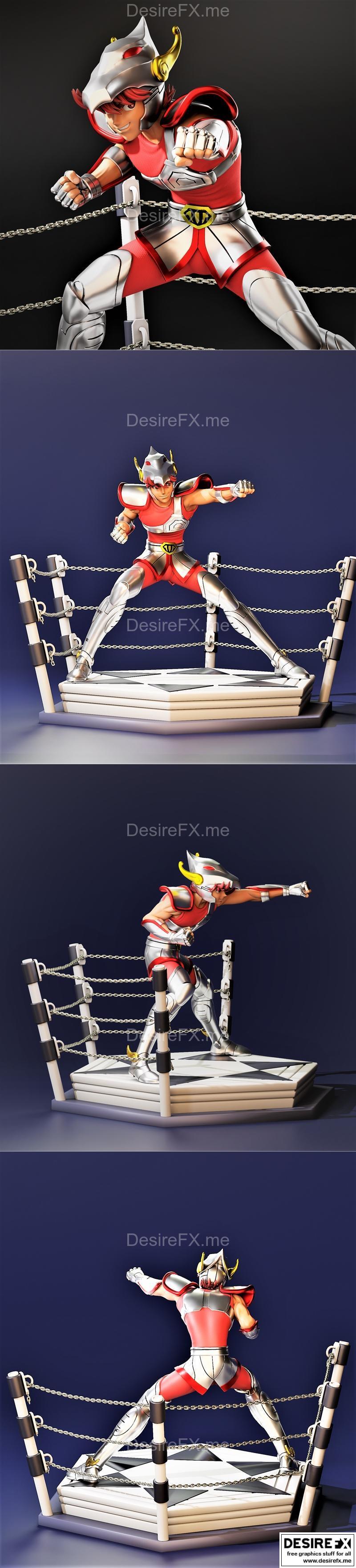 圣斗士星矢 - 飞马座塞亚 第一卷 3D打印模型|Saint Seiya – Pegasus Seiya v.1 – 3D Print Model STL