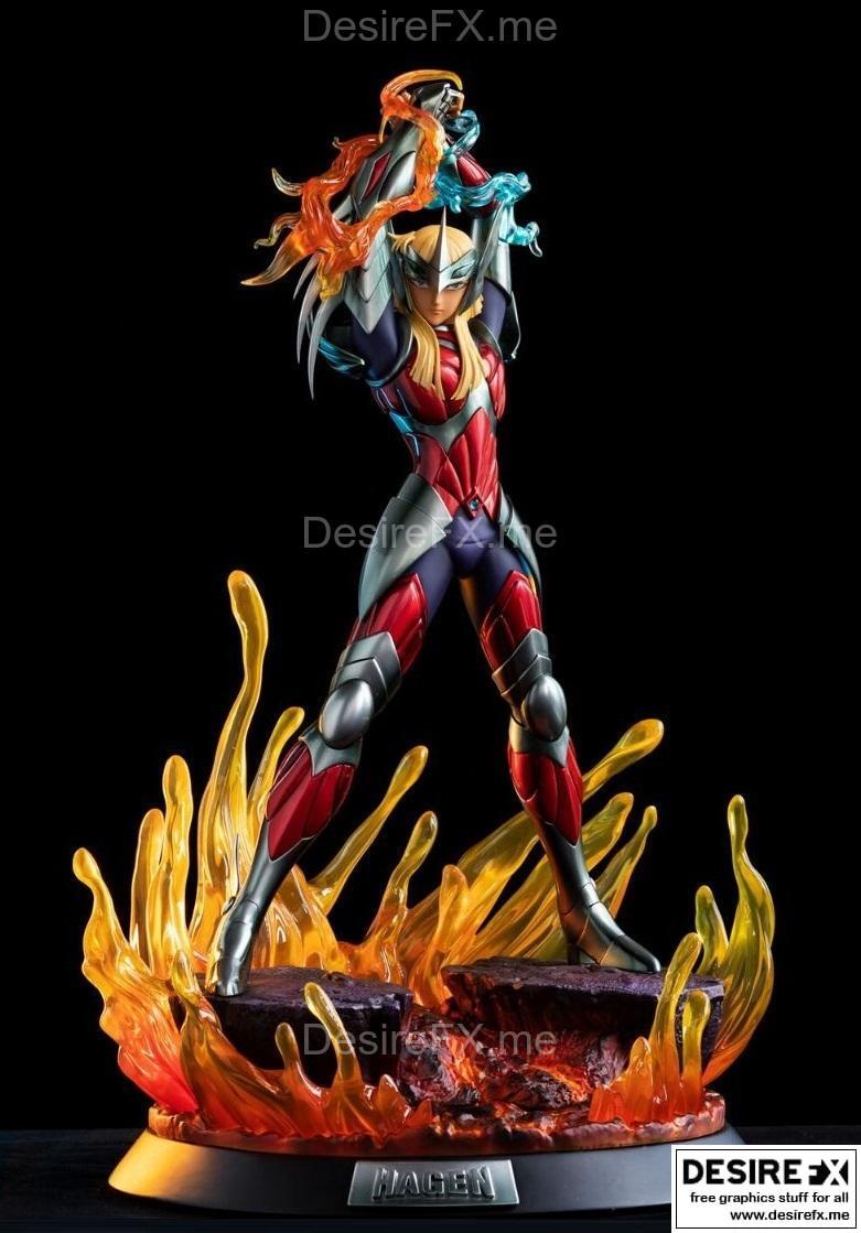 圣斗士星矢 - 莫拉克Beta哈根 - 3D打印模型|Saint Seiya – Merak Beta Hägen – 3D Print Model STL