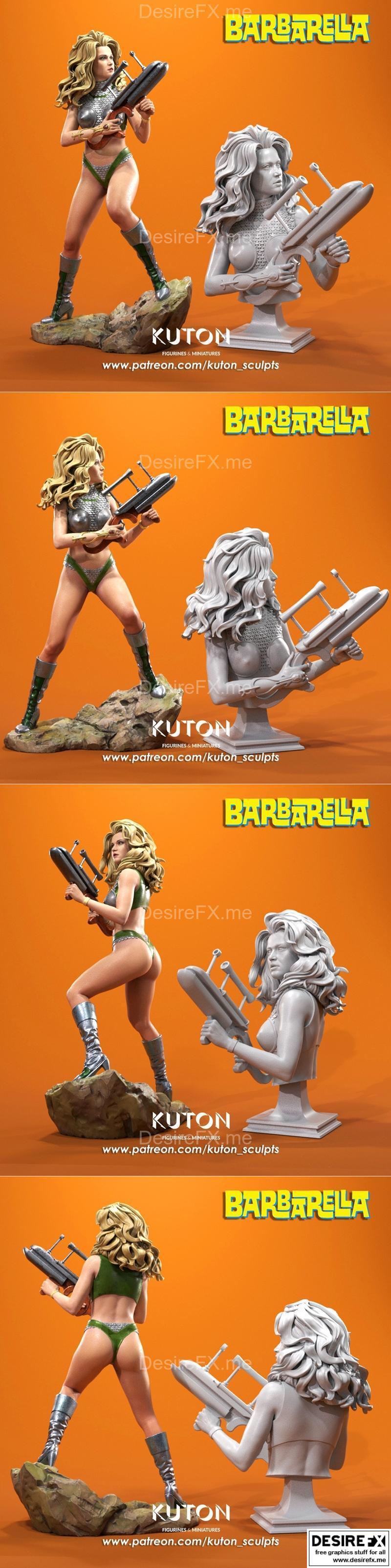 Kuton – 巴巴拉拉 – 3D打印模型|Kuton – Barbarella – 3D Print Model STL
