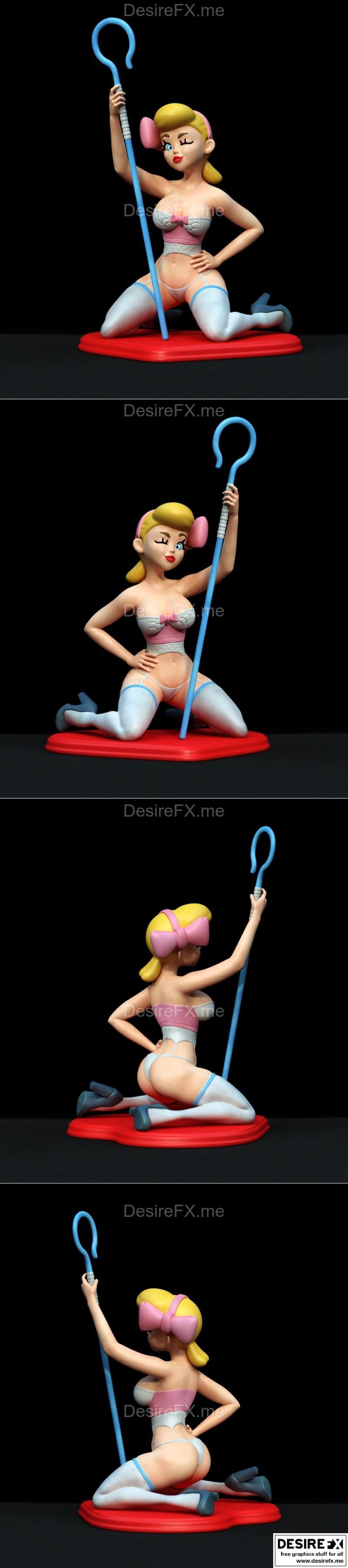 独家呈现 - BoooPeep - 3D打印模型|Exclusive – BoooPeep – 3D Print Model STL