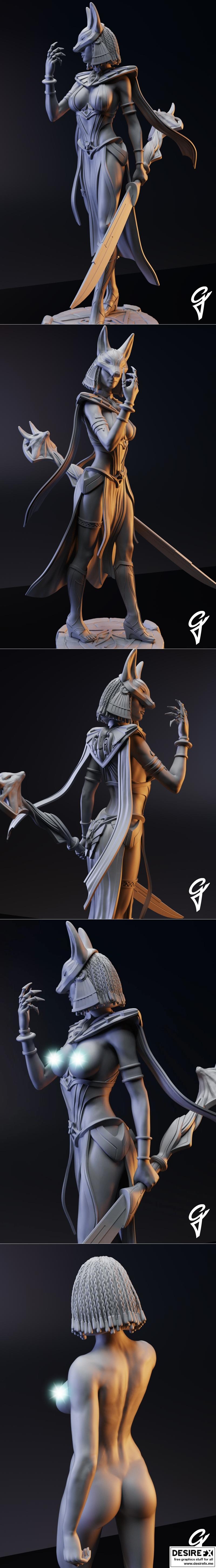GSCAULT艺术工作室 《克里奥帕特拉》3D打印模型|Gsculpt Art – Cleopatra Full – 3D Print Model STL