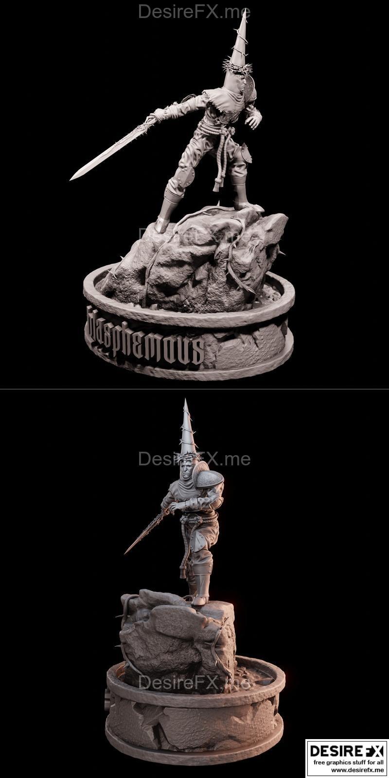 亵渎雕像 - 3D打印模型|Blasphemous Statue – 3D Print Model STL