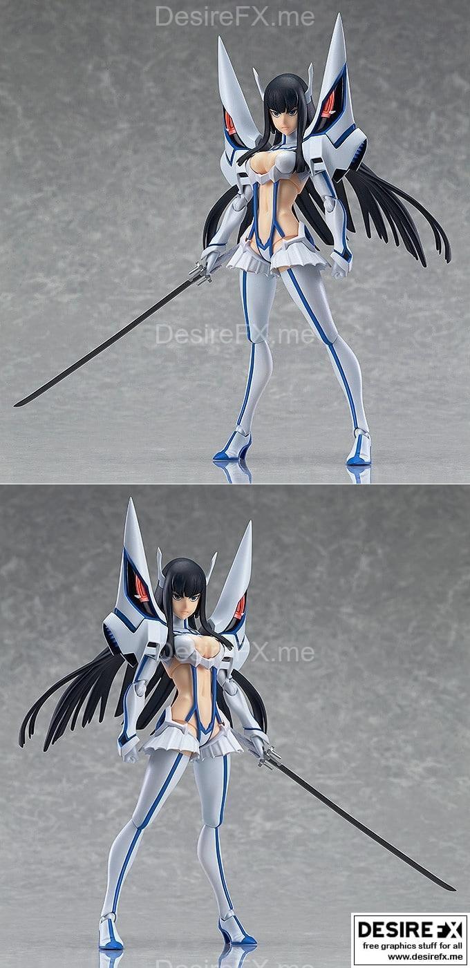 樱井飒（神威 Junketsu）3D打印模型|Satsuki Kiryuin (Kamui Junketsu) – 3D Print Model STL
