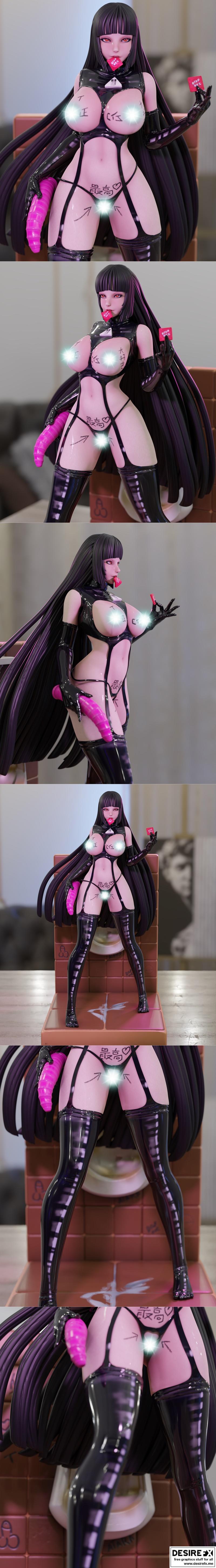 凯格露里2版 - 桐叶 - 3D打印模型|Yumeko Jabami – Kakegurui 2 versions – Momoji – 3D Print Model STL
