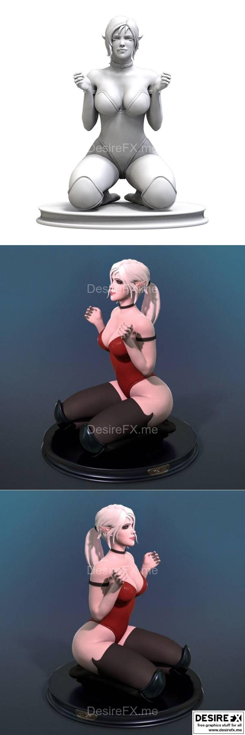 精灵——3D打印模型 STL|Elf – 3D Print Model STL